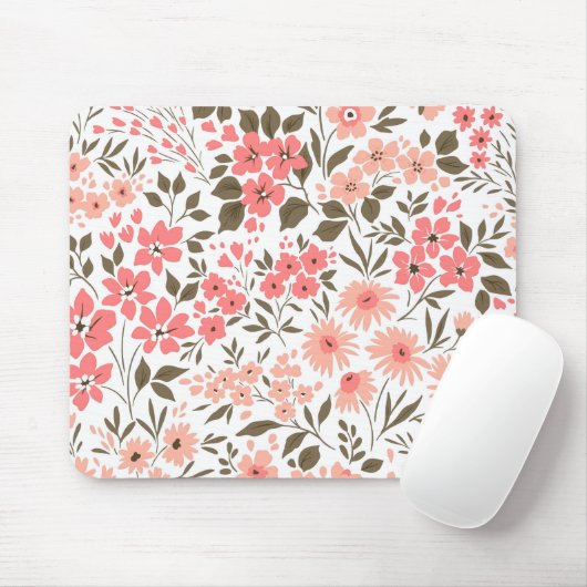 Sanfte Blumträume Mousepad (Mit Mouse)