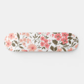 Sanfte Blumträume Skateboard (Horizontal)