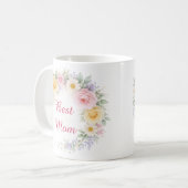 Sanfte Blüten für Mama Kaffeetasse (Vorderseite Links)