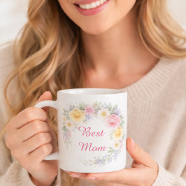 Sanfte Blüten für Mama Kaffeetasse