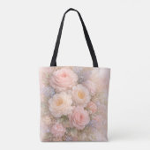 Sanfte Blüten-Träume Tasche (Rückseite)