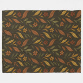 Sanfte Botanik Fleecedecke (Vorderseite (Horizontal))