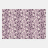 Sanfte botanische lila Blätter Elegant Chic (Vorderseite 2)