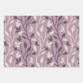 Sanfte botanische lila Blätter Elegant Chic (Vorderseite)