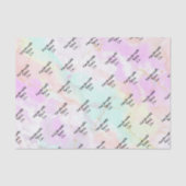 Sanfte Bunte Rosa-Marmorierung Seidenpapier (Vorderseite)