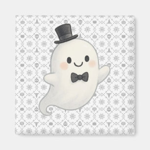 Sanfte Cartoon-Geister Halloween Magnet