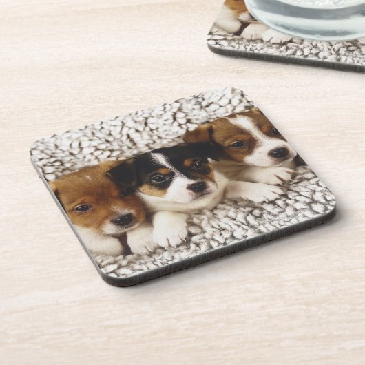 Sänfte der Welpen Untersetzer (Linke Seite)