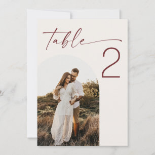 Sanfte Elfenbein-Hochzeit. Elegantes Fototabellenn Einladung