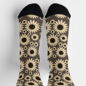 Sanfte Empress Florals Braun Empress Socken (Oben)