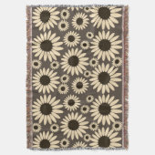 Sanfte Empress Florals Braune Kaiserin Decke (Vorderseite Vertikal)