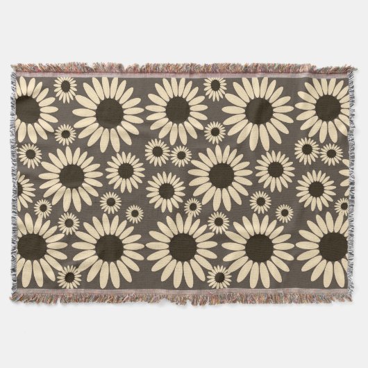Sanfte Empress Florals Braune Kaiserin Decke (Vorderseite)