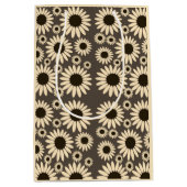 Sanfte Empress Florals Braune Kaiserin Mittlere Geschenktüte (Vorderseite)