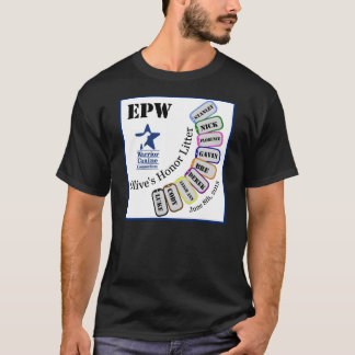 Sänfte EPW - dunkles Kleid der Olive Ehren T-Shirt