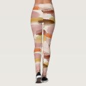 Sanfte erdige Abstraktion (4) Leggings (Rückseite)