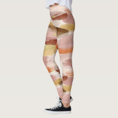 Sanfte erdige Abstraktion (4) Leggings (Links)