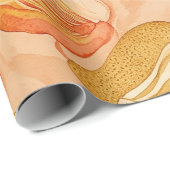 Sanfte erdige Abstraktion (6) Geschenkpapier (Rolleneckpunkt)