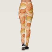 Sanfte erdige Abstraktion (6) Leggings (Rückseite)