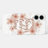 Sanfte Erinnerung mit zarten Blüten Case-Mate iPhone Hülle (Rückseite (Horizontal))