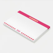 Sanfte Erinnerung Post-it Klebezettel (angewinkelt)