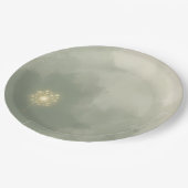 Sanfte Farbe Pappteller (Schrägansicht)