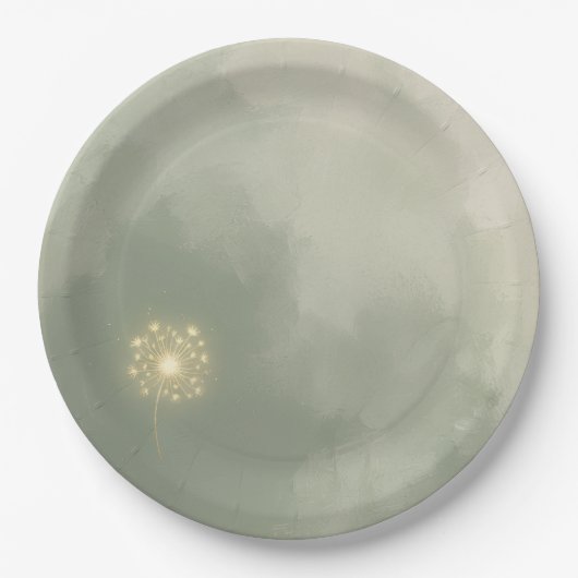 Sanfte Farbe Pappteller (Vorderseite)