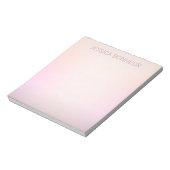Sanfte Farben, Ombre-Effekt Notizblock (Rotiert)