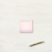 Sanfte Farben, Ombre-Effekt Post-it Klebezettel (Auf Schreibtisch)