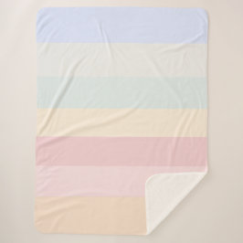 Sanfte Farben Sherpadecke