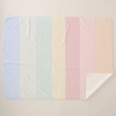 Sanfte Farben Sherpadecke (Vorderseite (Horizontal))