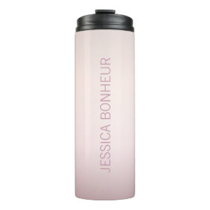 Sanfte Farben, verblassender Ombre Thermosbecher