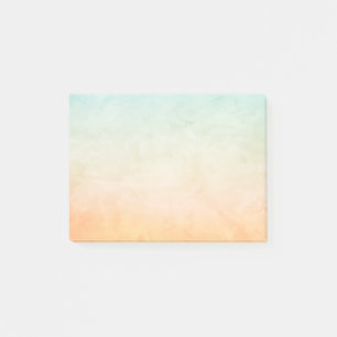 Sanfte farbenfrohe Wasserfarbe stilvoll einfach Post-it Klebezettel