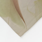 Sanfte Floral Fleecedecke (Ecke)