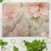 Sanfte Floral Geschirrtuch (Gefaltet)