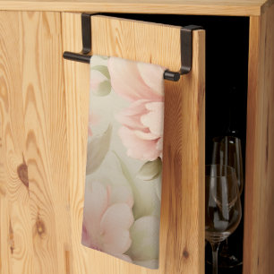 Sanfte Floral Geschirrtuch