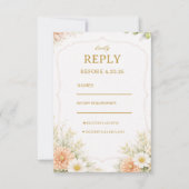 Sanfte florale elegante Antwort (Vorderseite)