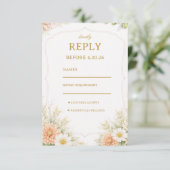 Sanfte florale elegante Antwort (Stehend Vorderseite)