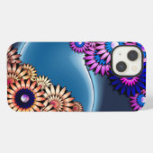 Sanfte Funky Blumen iPhone Hülle (Rückseite (Horizontal))