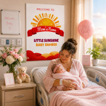 Sanfte gelbe Sonnen-Babyzimmer-Wandbild