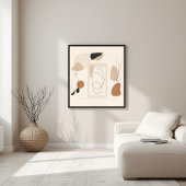 Sanfte geometrische Träumerei Poster