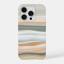 Sanfte geschichtete Gezeiten – Abstrakte neutrale  iPhone 15 Pro Hülle