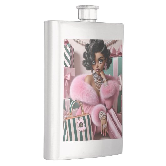 Sanfte Glamour Flachmann (Rechts)