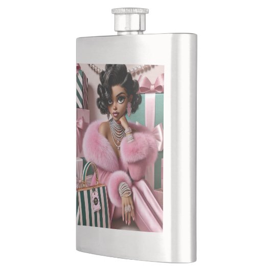 Sanfte Glamour Flachmann (Links)