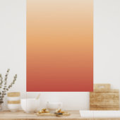 Sanfte Gradient-Minimalist-Wandkunst Poster (Küche)