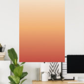 Sanfte Gradient-Minimalist-Wandkunst Poster (Heimbüro)