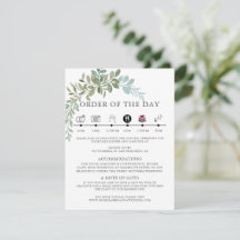 Sanfte grüne Eukalyptus-Aquarell-Rustical-Hochzeit