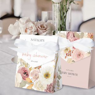 Sanfte Herbstdurchbruch-Blumen-Baby-Party-Gast Geschenkschachtel