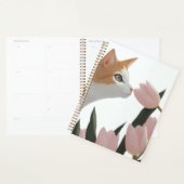 Sanfte Ingwerkatze mit Blumen Planer (Anzeige)