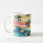 Sanfte Insel-Horizont Kaffeetasse (Links)