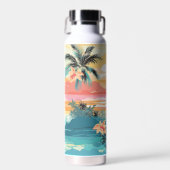 Sanfte Insel-Horizont Trinkflasche (Vorne)