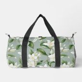 Sanfte Jasmin-Blüten-Eleganz Duffle Bag (Vorderseite)